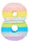 Large Number 8 Pinata for 8th Birthday Party Decorations, Rainbow Pastel (21 x 14.5 x 4 In)